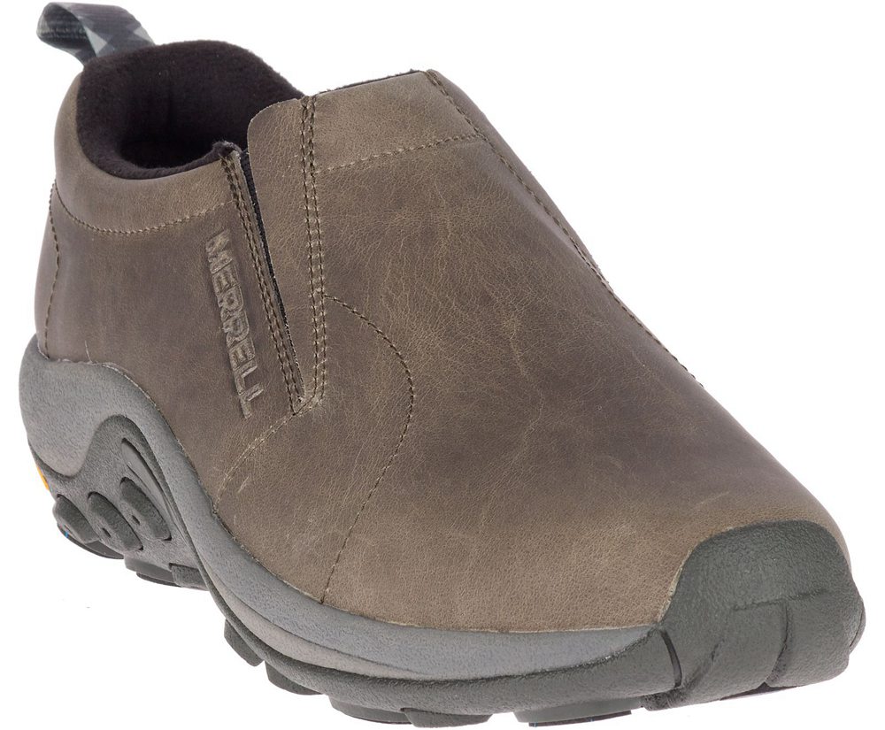 Merrell Slip Ons Brown - Jungle Moc Leather Waterproof Ice - Mens 84KIXQTCP